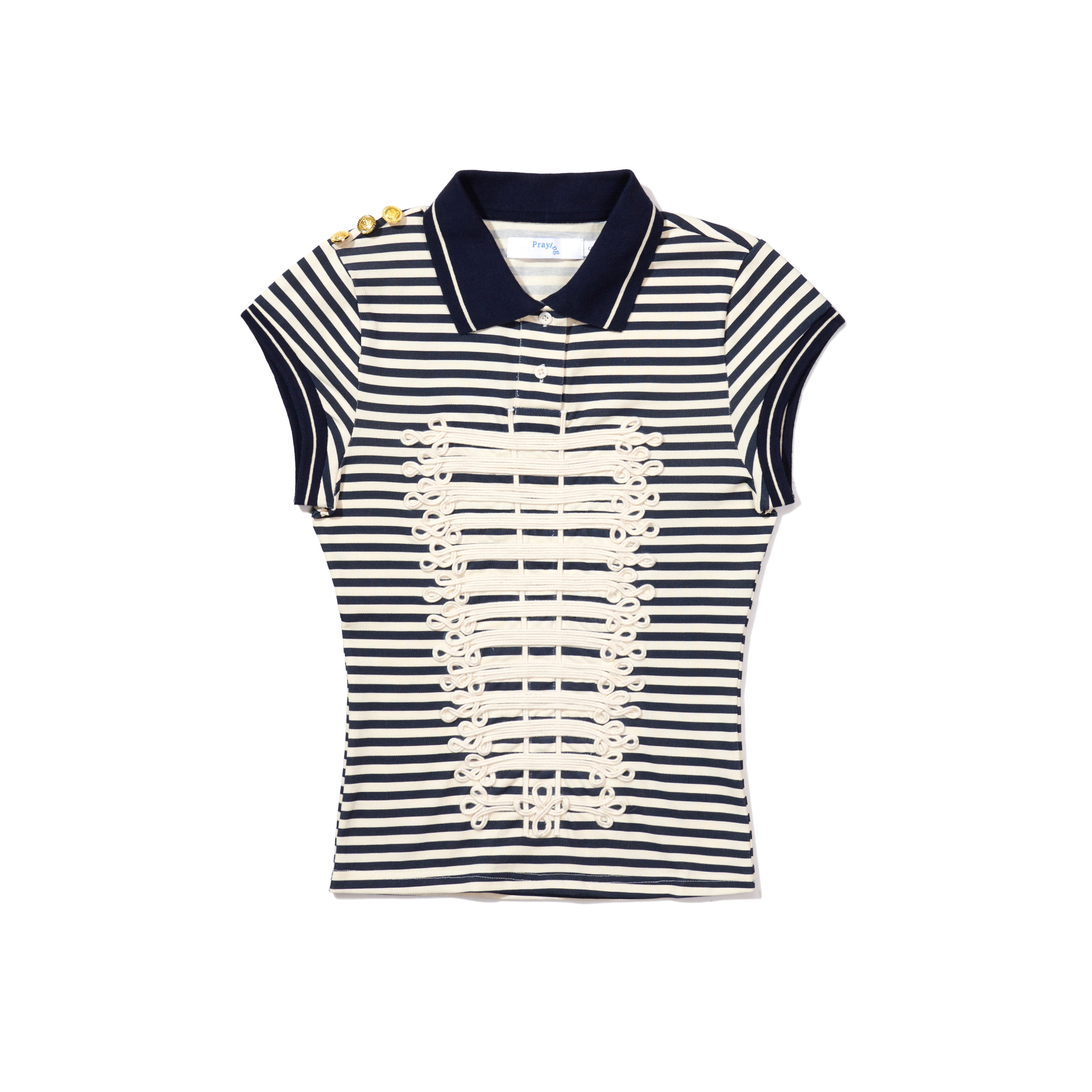 Striped Marching Band Women's Polo – Praying