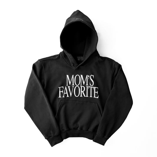 Moms Favorite Hoodie Black
