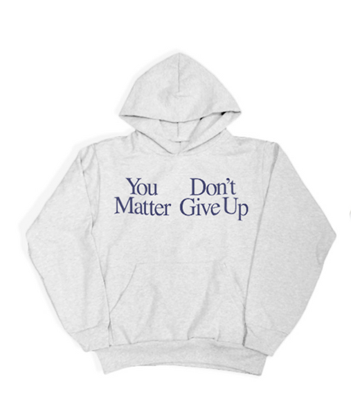 You matter grey hoodie sales