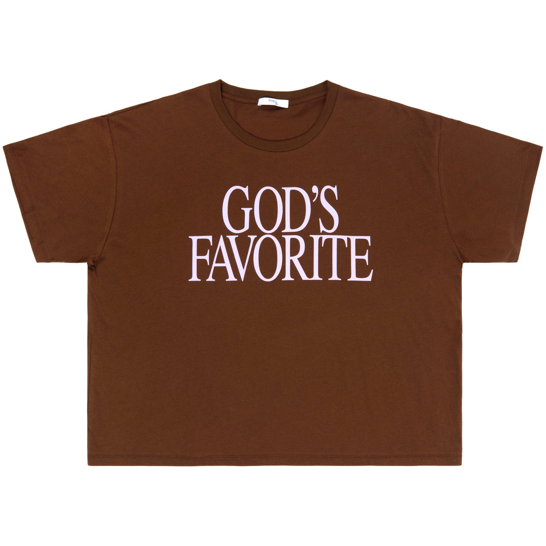 God's Favorite Tee Brown