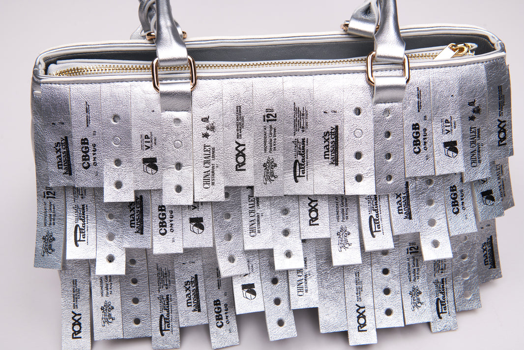 Silver Wristband Bag