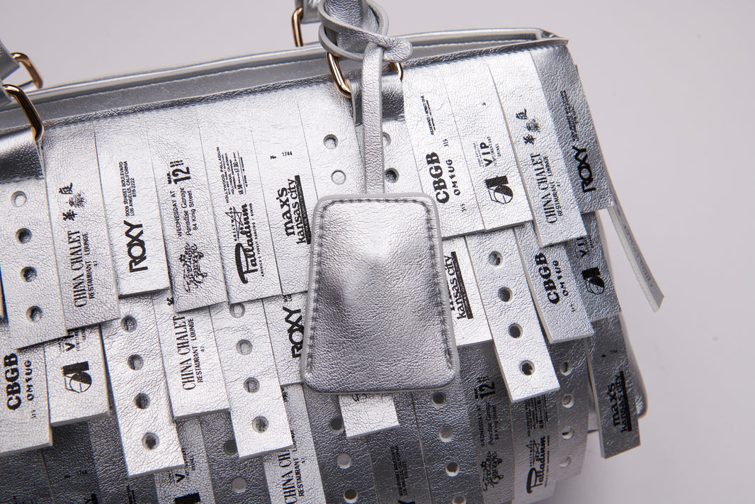 Silver Wristband Bag