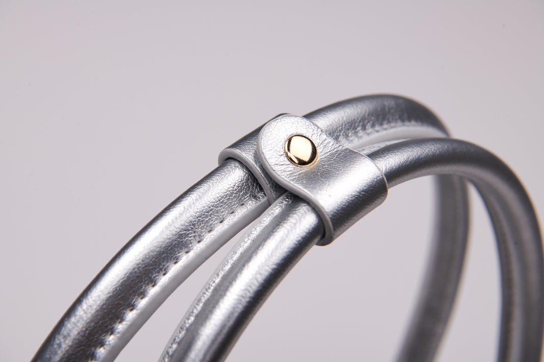 Silver Wristband Bag