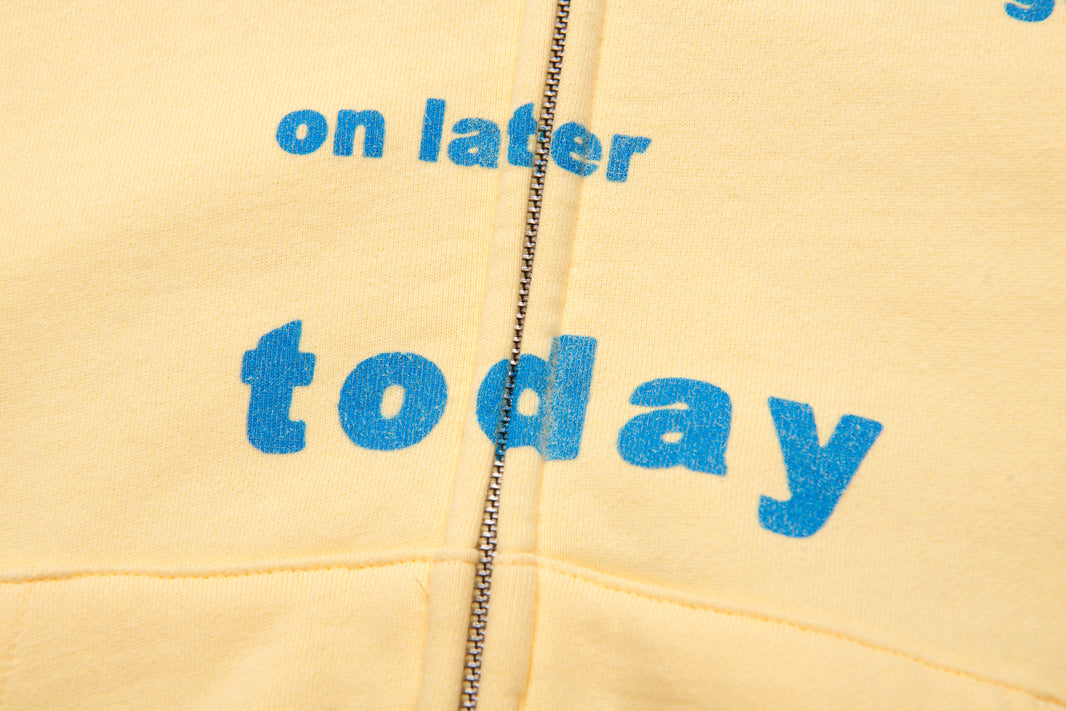 Never Drinking Again Yellow Hoodie