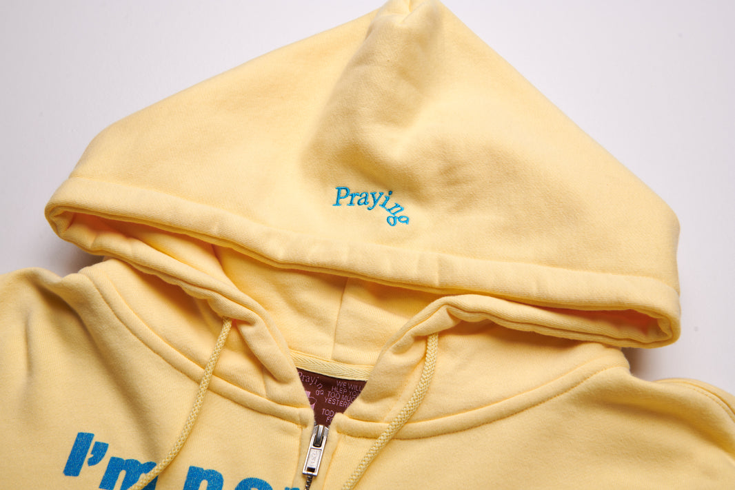 Never Drinking Again Yellow Hoodie