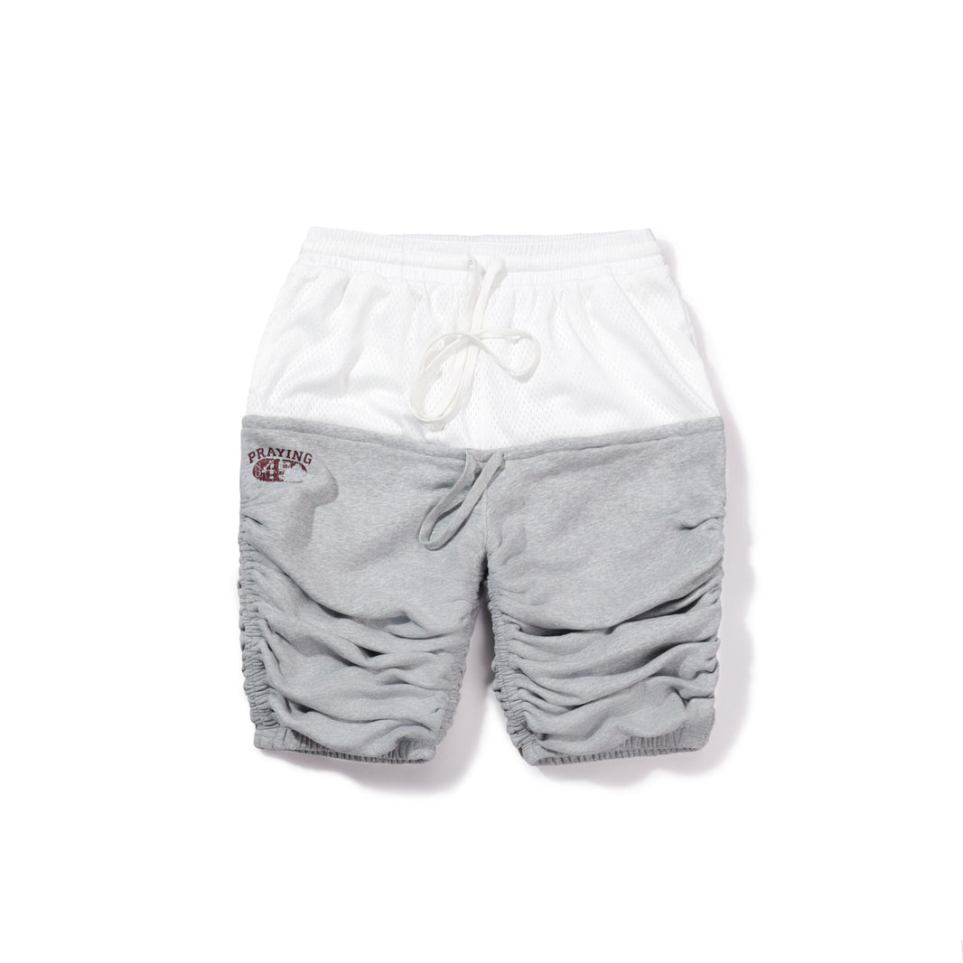 Layered Scrunched Sweatshorts Mens