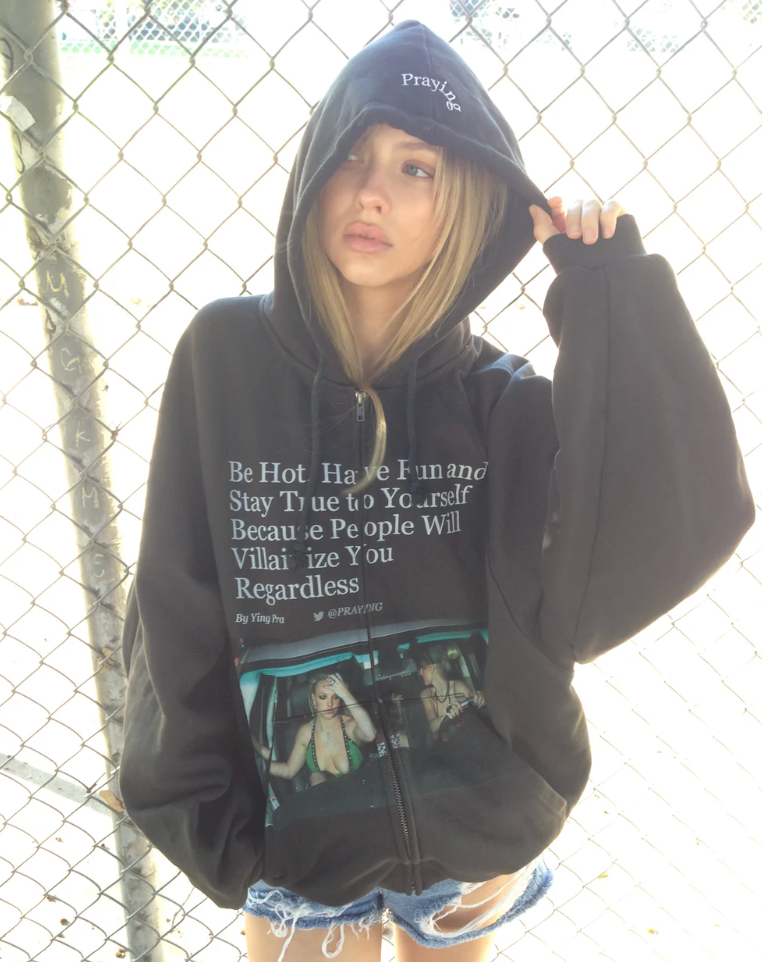 Be Hot Zip Up Hoodie