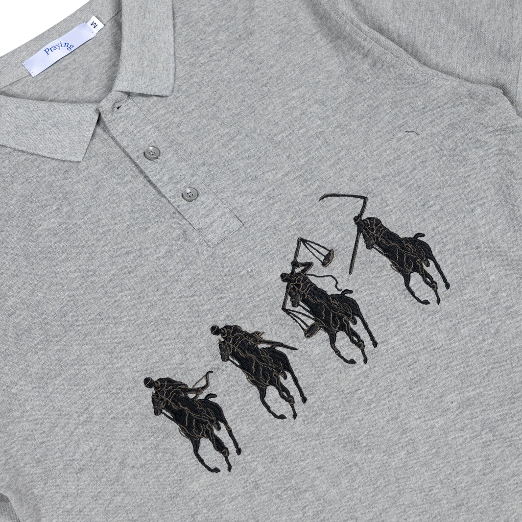 刺绣骑士 Polo 衫