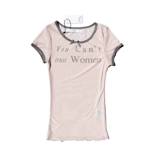 Can't Trust Women Sheer Top