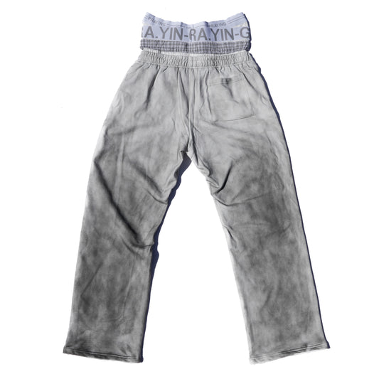 White Boxer Sweats