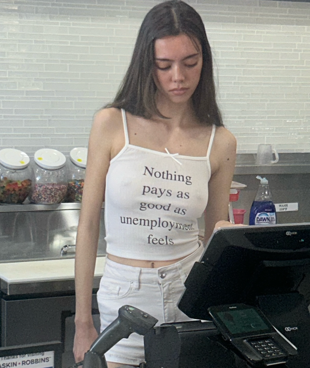 Nothing Pays Pointelle Tank