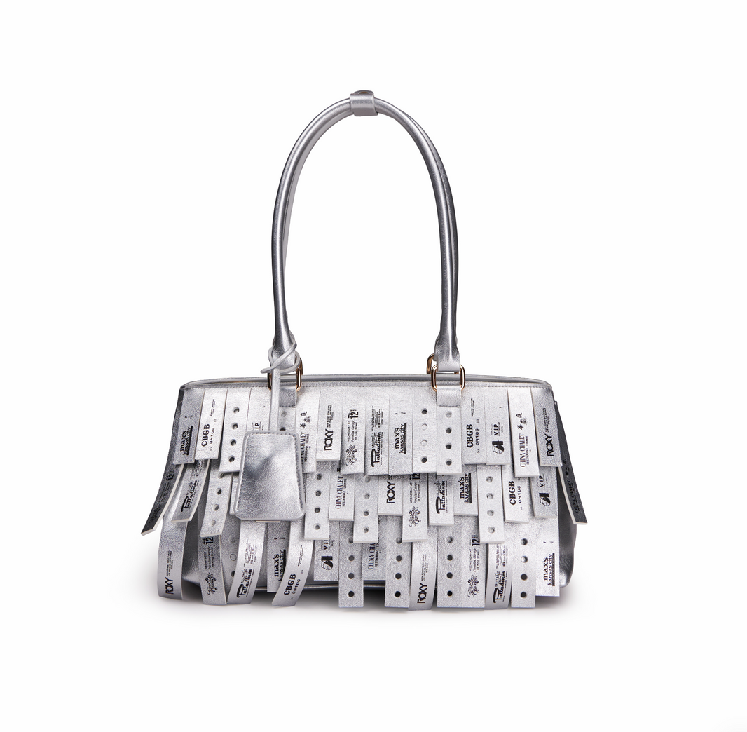 Silver Wristband Bag