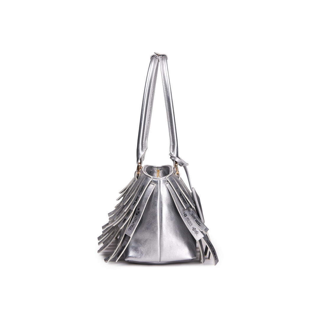 Silver Wristband Bag