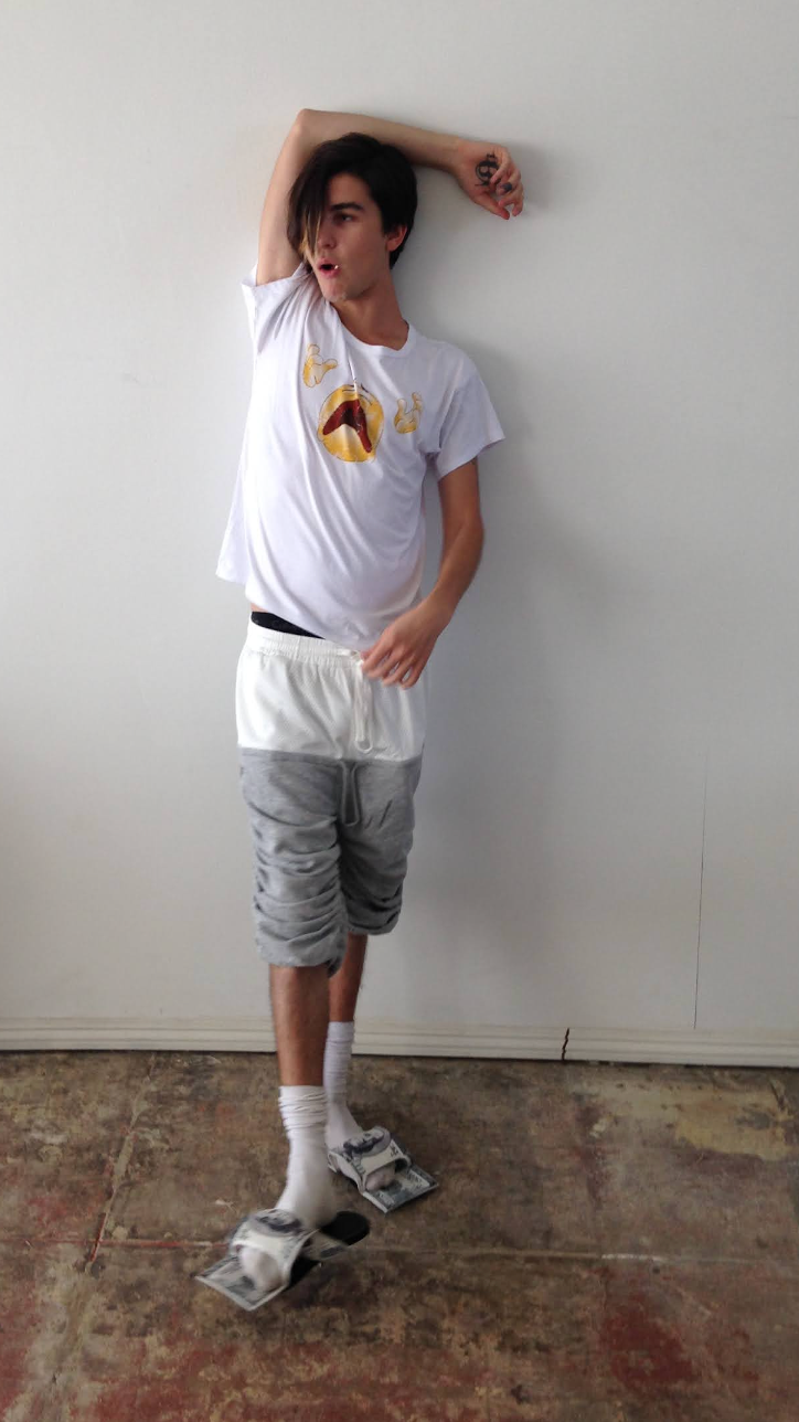 Layered Scrunched Sweatshorts Mens