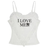 I Love Men Heart Top