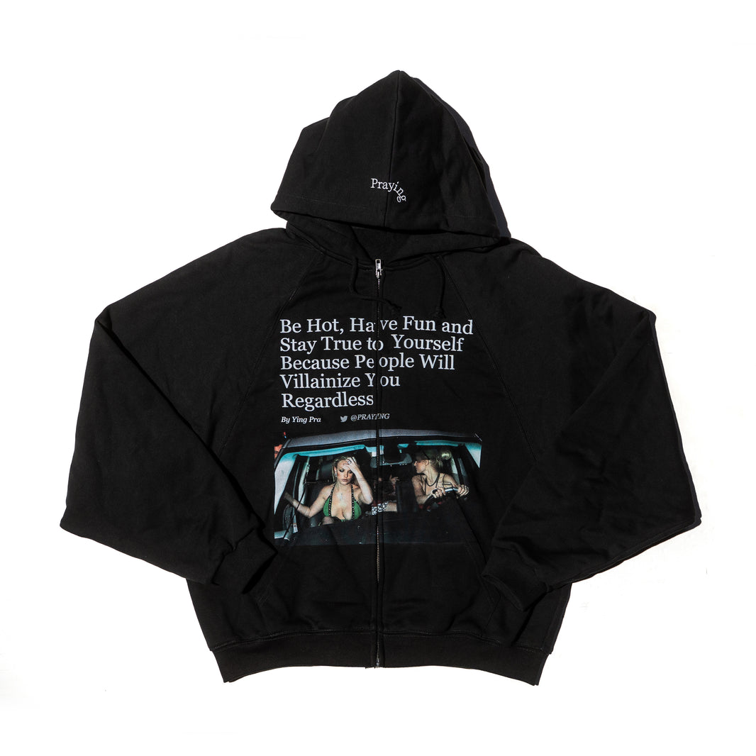 Be Hot Zip Up Hoodie