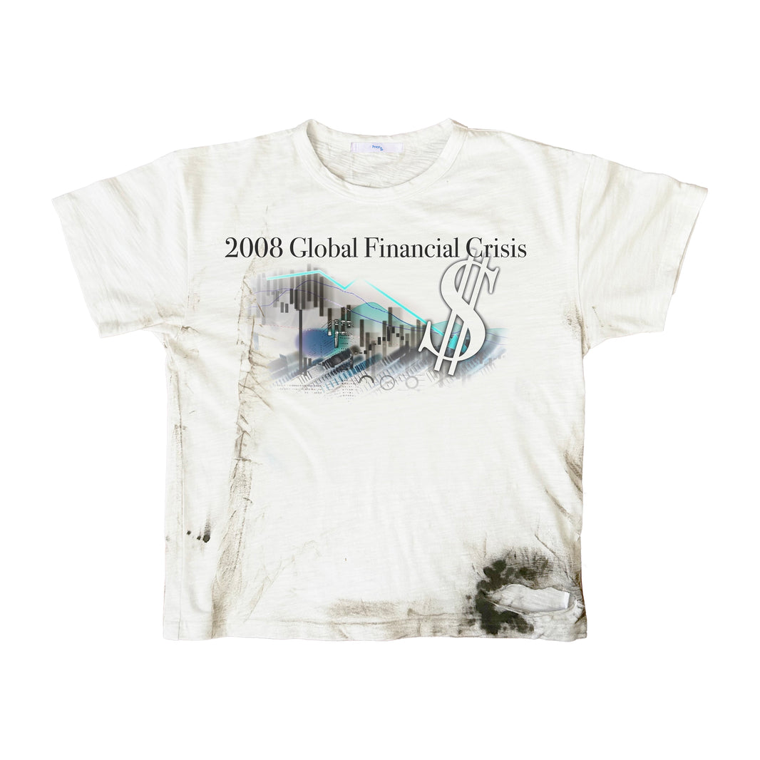 Financial Crisis Dirty Mens tee