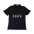 Embroidered Horsemen Polo Black