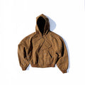 Bejewled Canvas Work Jacket Light Brown