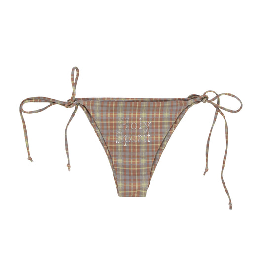 Holy Trinity Bikini Bottom Plaid