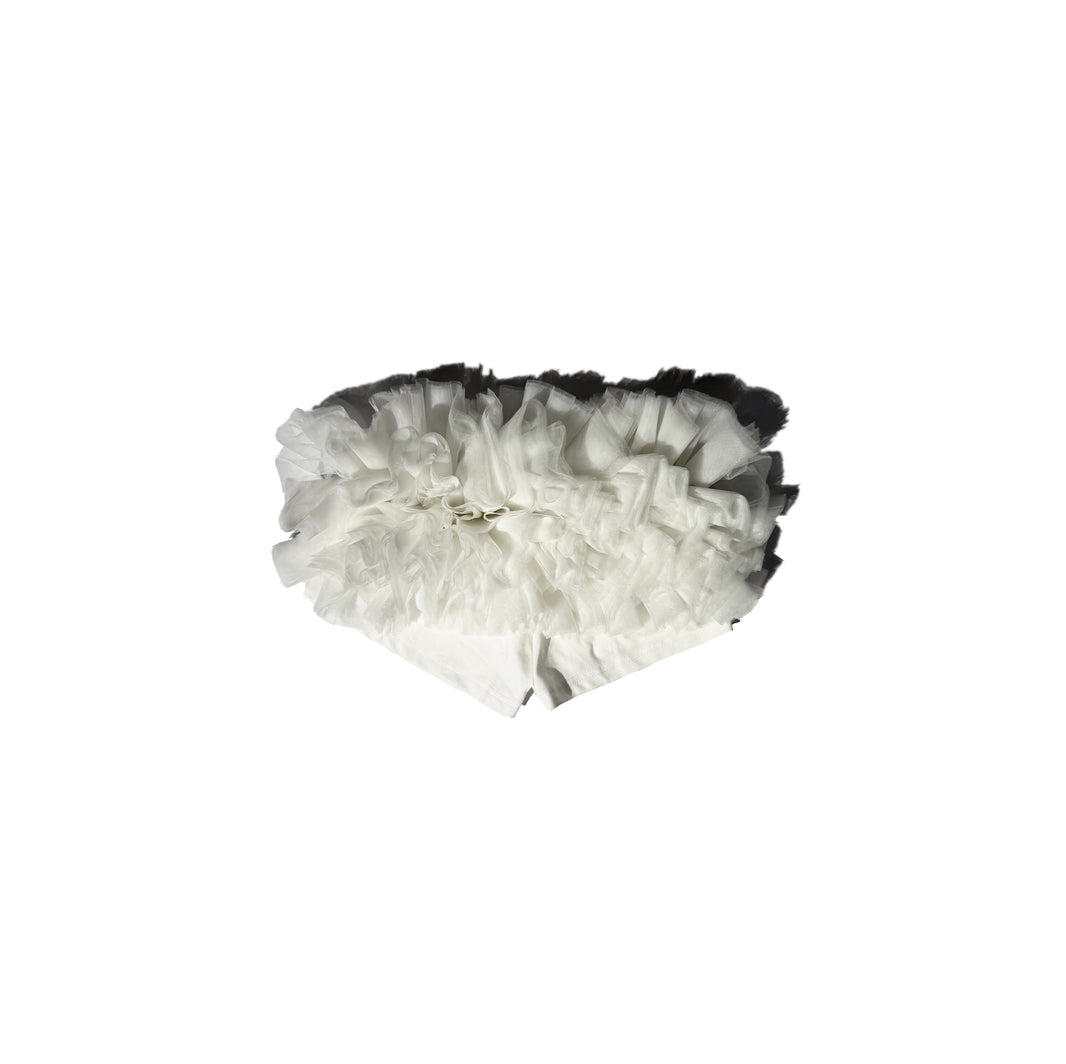 Gathered Tutu Shorts - Back
