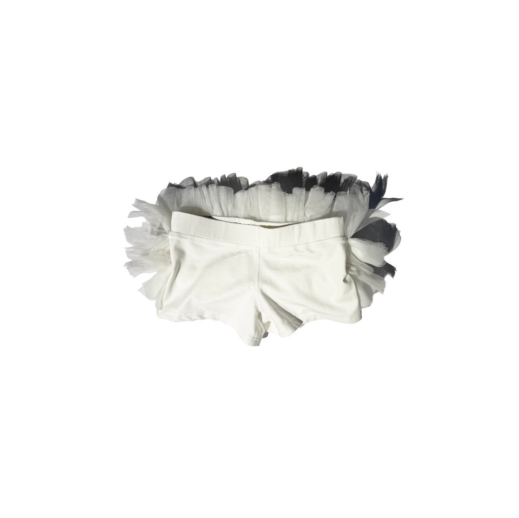 Gathered Tutu Shorts - Front