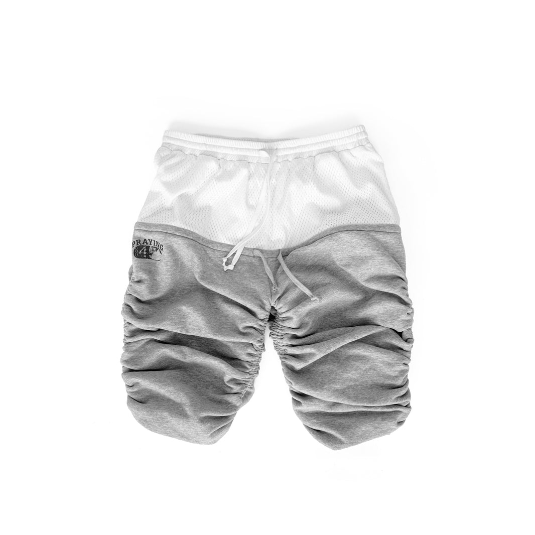 Layered Scrunched Sweatshorts Mens