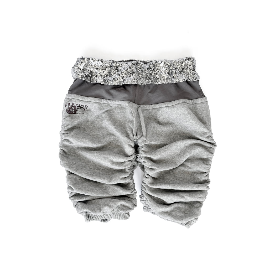 Layered Sequin Shorts Womens
