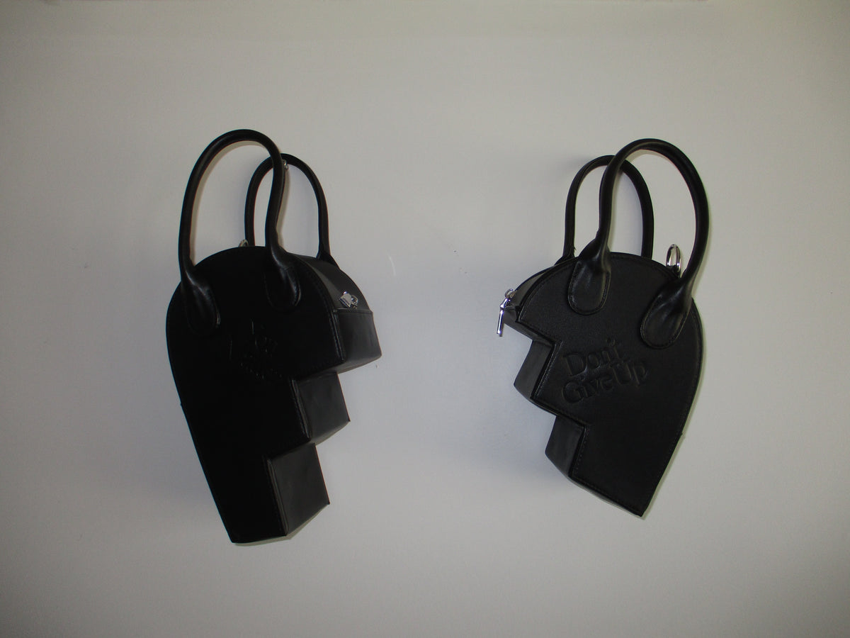 Friendship Heart Bag Black