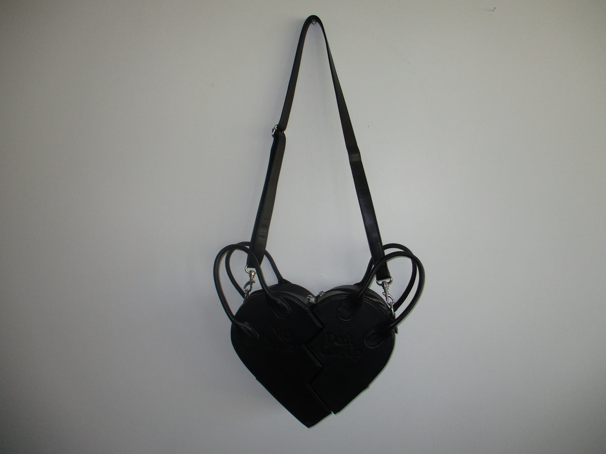 Friendship Heart Bag Black