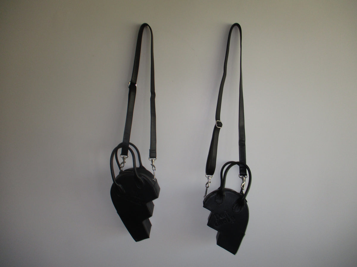Friendship Heart Bag Black