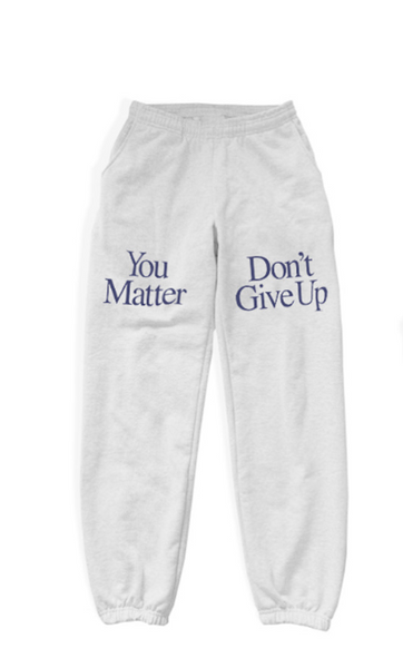 Don't Give Up Sweats Grey