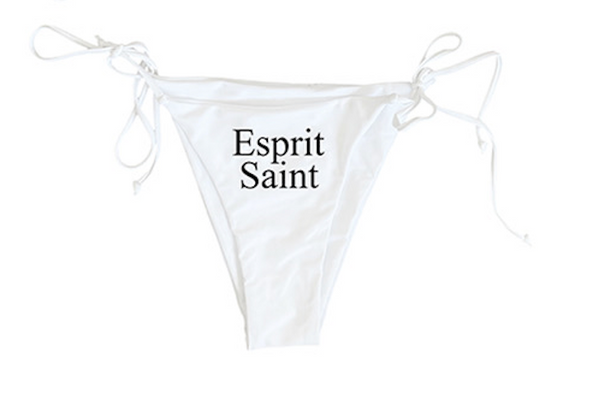 Holy Trinity Bikini French Bottom White