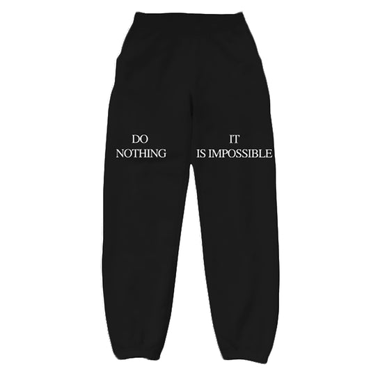 Do It 运动裤 黑色