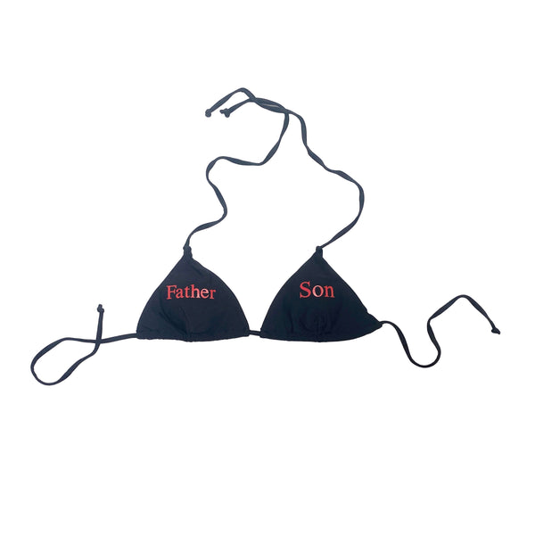 Holy Trinity Bikini Top Black
