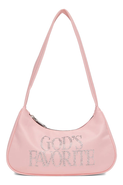 Gods Favorite Rhinestone Bag Pink