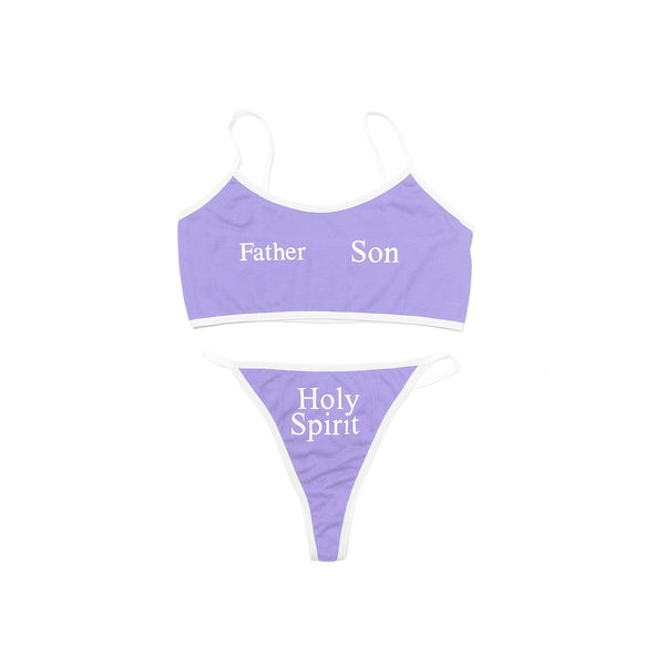 Holy Trinity Underwear Set Lilac