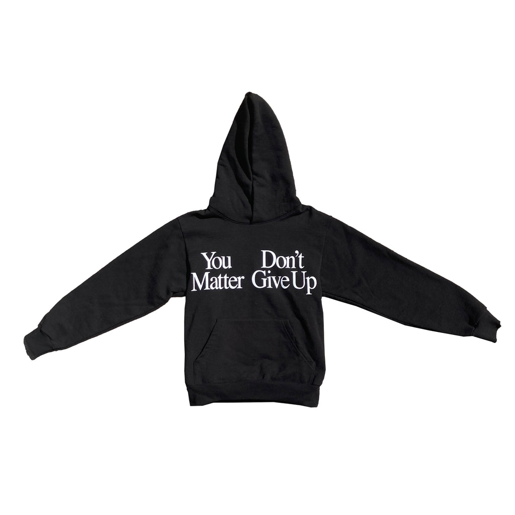 Don't Give Up Hoodie Black – Praying